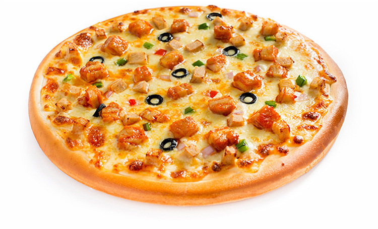 美臣7寸奥尔良鸡肉披萨比萨12个*210g*7寸速冻半成品烤箱微波加热