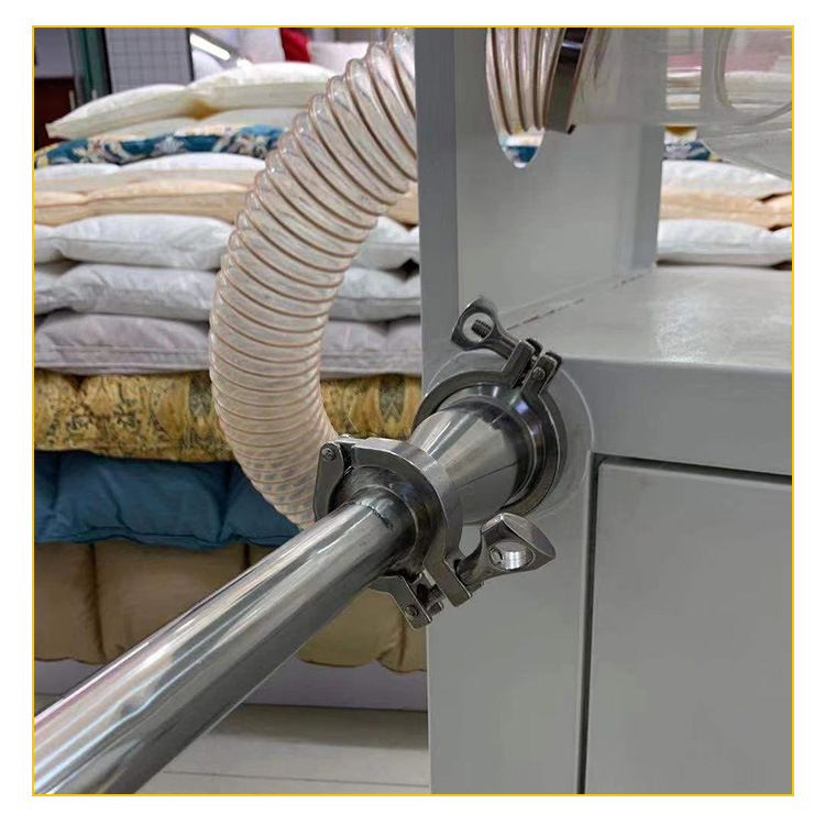 新一代充绒机商店羽绒被羽绒制品用冲绒机被壳充绒机器批发