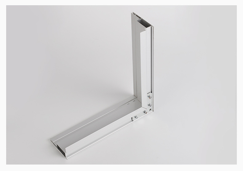 厂家直销卡布灯箱型材 组合截面软膜灯箱边框 h码led无边型材