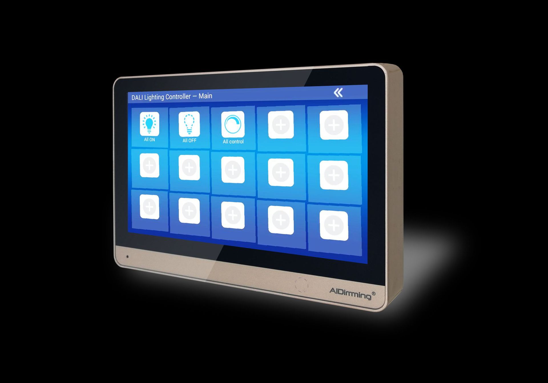 触控 中英文语音控制可设置场景dali调光系统控制面板