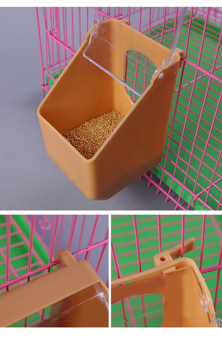 鸽子用品用具食槽防撒赛鸽专用食盒带盖塑料水槽料槽信鸽用品鸽具