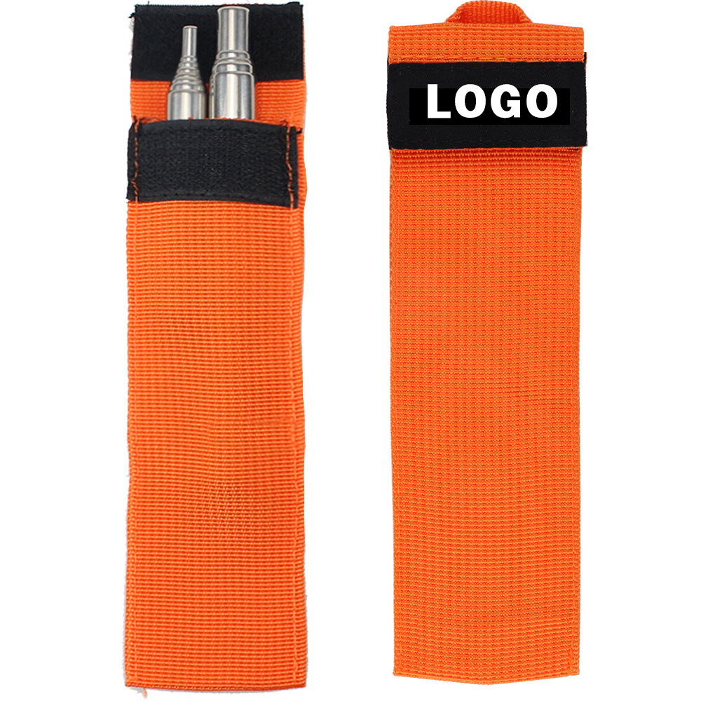 户外吹火管套装织带包304不锈钢吹火筒野餐取火工具pocket bellow