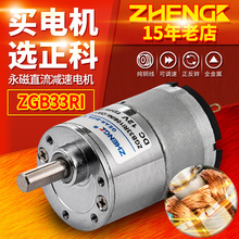 ZHENGK正科 ZGB33RI微型电机直流减速电机偏心轴可定制轴12V 24V