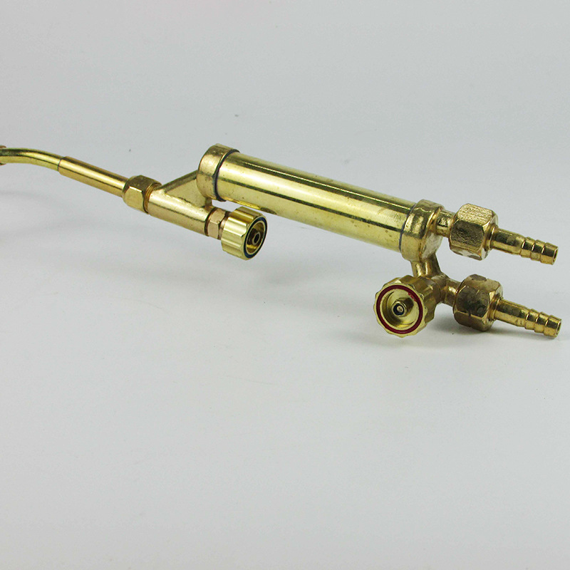 青岛国胜h01-6双头钎焊枪 射吸式氧气乙炔焊炬 全铜c型氧焊烤枪