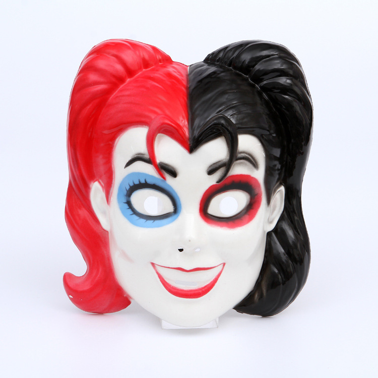 新款万圣节恐怖双面人面具恶搞派对化妆舞会面具现货批发整人面具