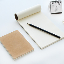纯色牛皮纸拍纸本中小学生草稿本速写涂鸦笔记本记事本子空白页