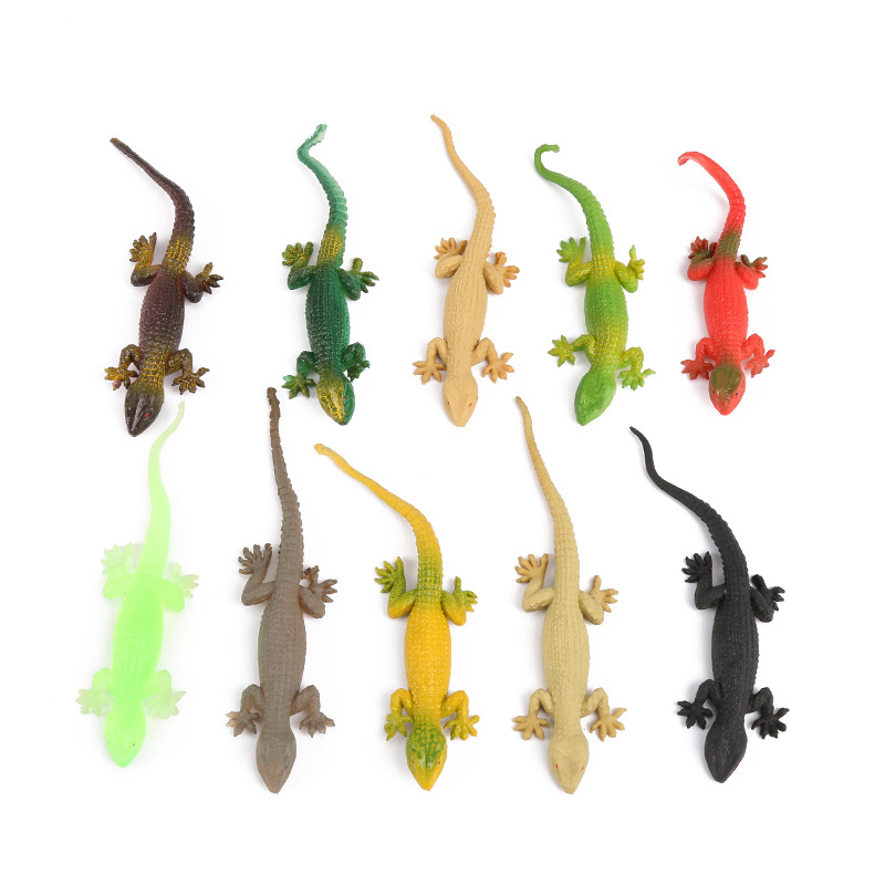 大壁虎整蛊仿真动物玩具 模型创意软胶tpr整人外贸儿童玩具批发