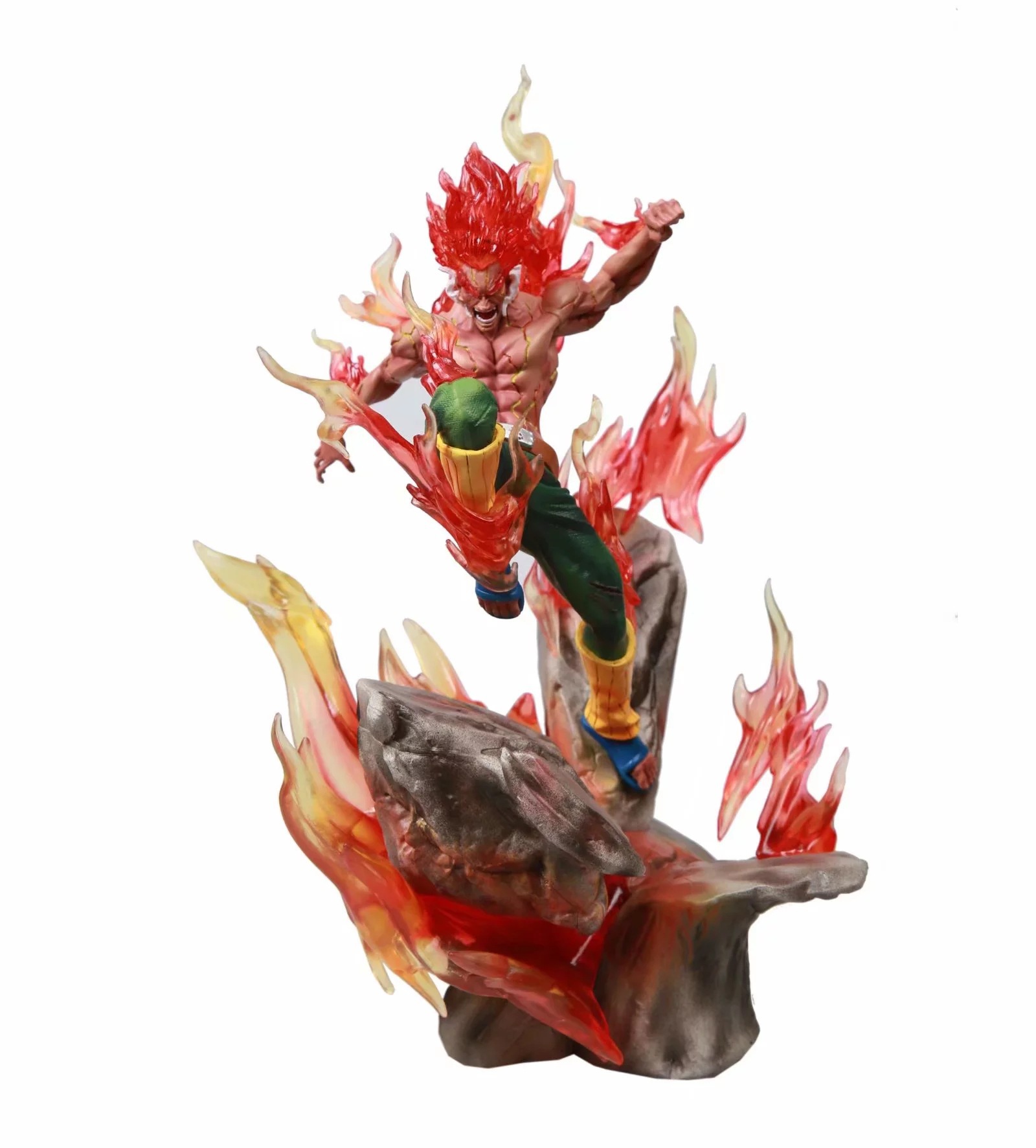 火影 夜凯 八门遁甲 gk 夜凯 带灯发光 雕像 模型盒装手办