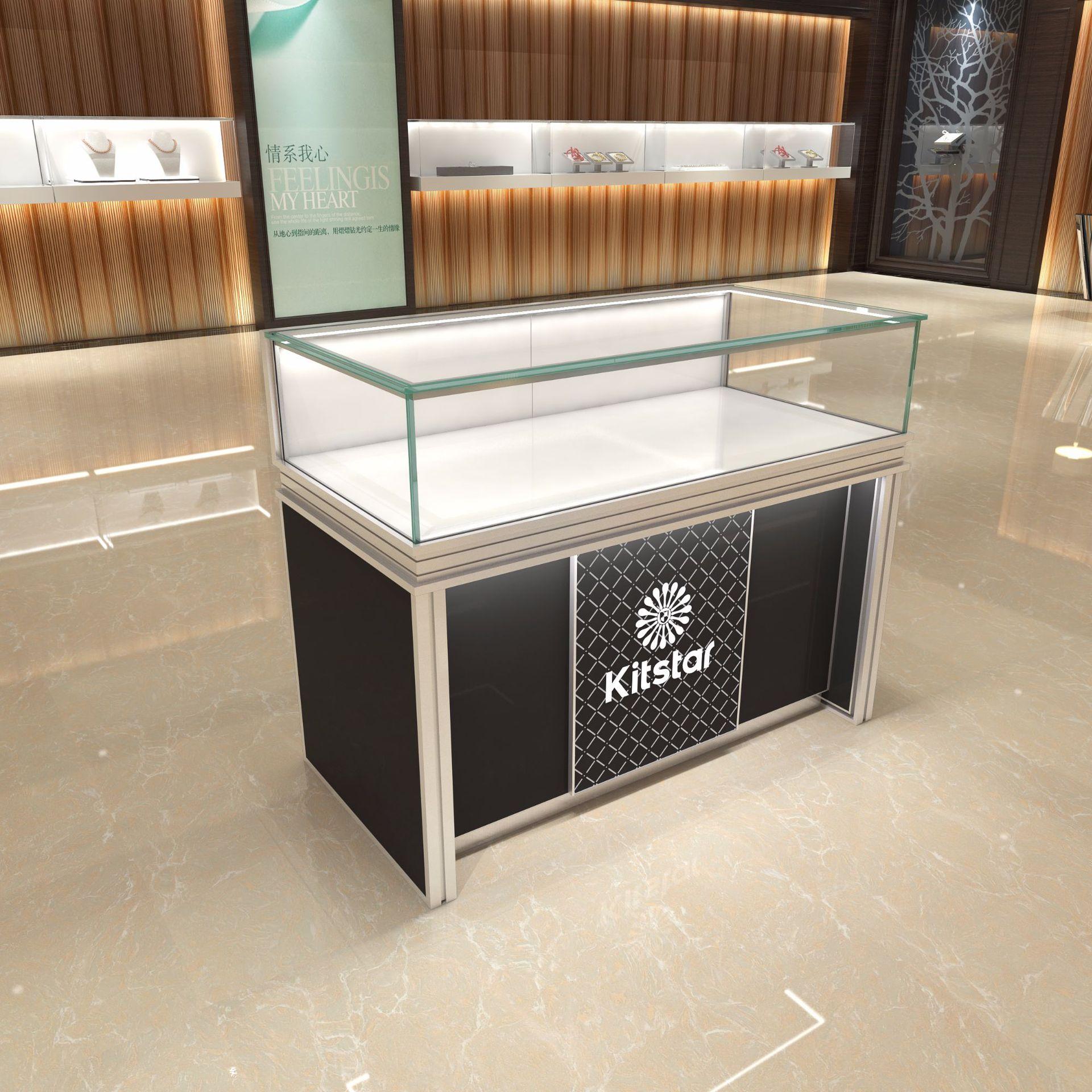 长期供应 珠宝首饰展示柜台 陈列柜  玻璃柜台 商场珠宝柜台
