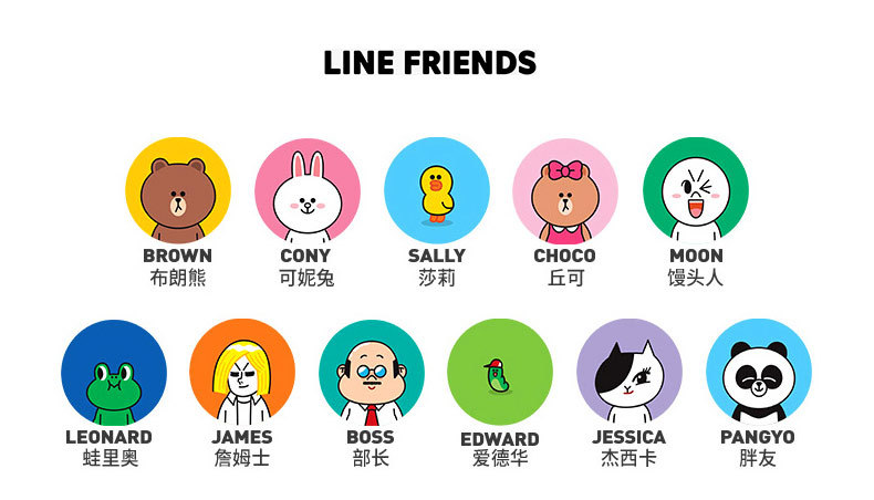 正版授权长亿新品line friends系列毛线围巾布朗熊可妮兔公仔情侣