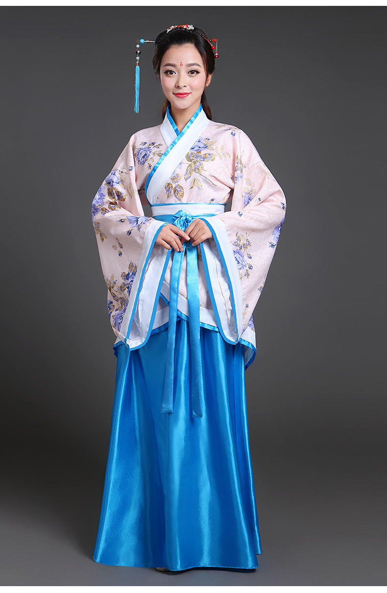 汉服古装女款正规单双绕曲裾襦裙秦汉影楼摄影装汉唐成人礼服