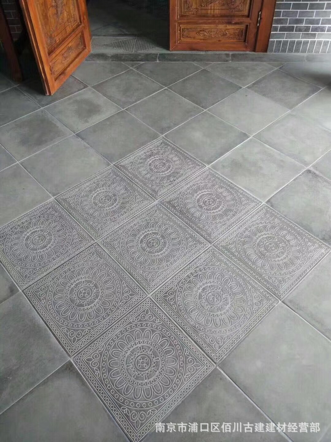 中式铺地青方砖 庭院阳台青砖 自然面灰色砖 京砖 茶社寺庙金砖