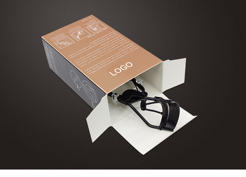 新款热销美妆仪器包装盒定做简洁品质款睫毛夹包装盒子快速打样