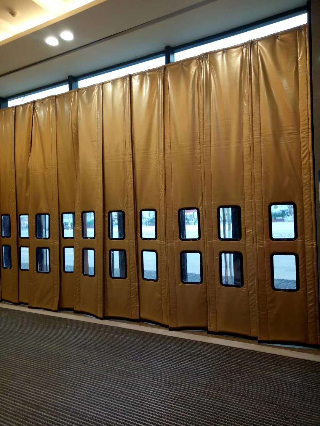 乌鲁木齐厂家专业生产高档棉门帘商场超市专用棉门帘pu皮防雨门帘