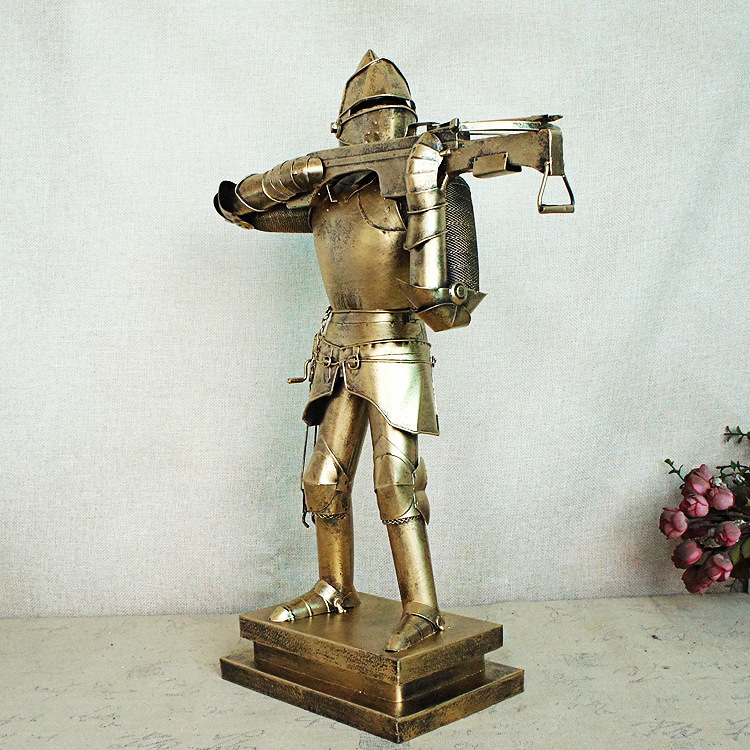 现货欧式铁血武士系列 手握长矛武器战斗到底 金属工艺品多款可选