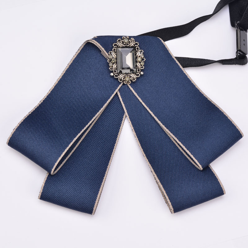 跨境厂家新郎伴郎领结主持人西装领部配饰百搭蝴蝶结工作职业领花