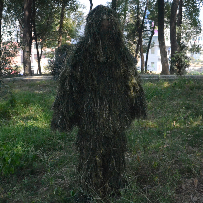 和平精英游戏吉利服狙击手伪装服成人丛林毛丝五件套观鸟隐身衣