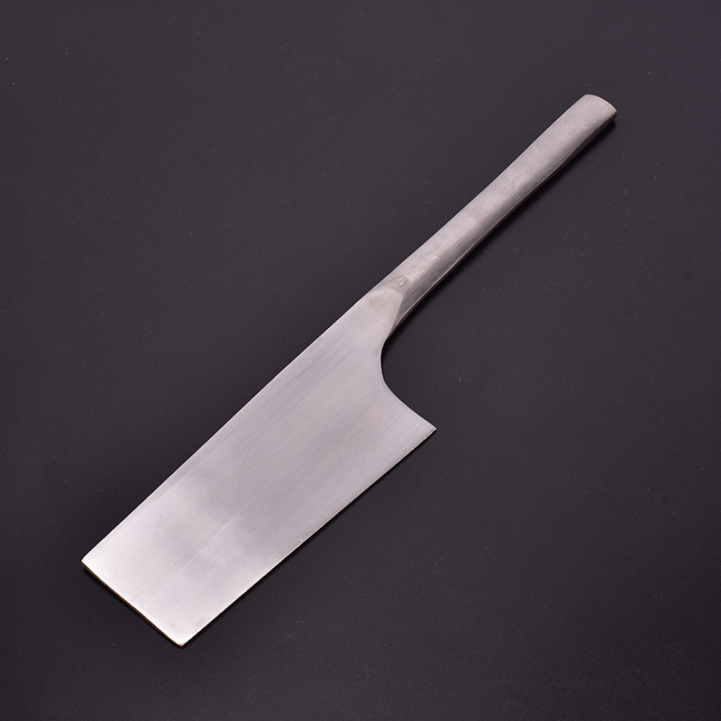 立锦加厚不锈钢单面砖刀瓦工砌砖刀墙面建筑工具抹泥砖刀铬钢材质