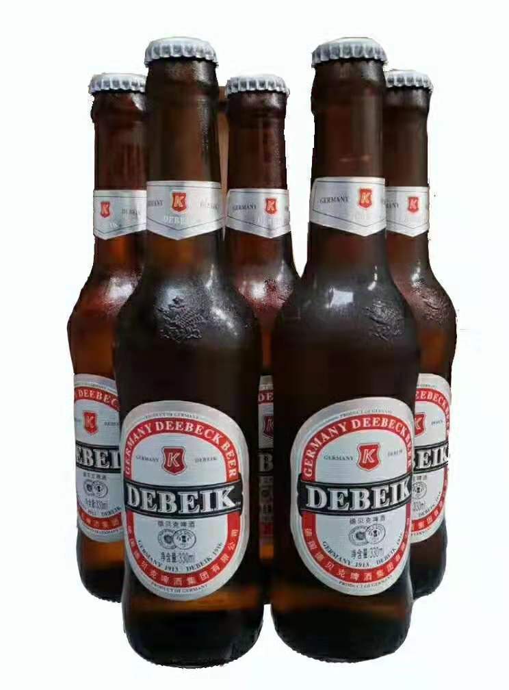 德贝克小瓶啤酒串吧夜场酒吧8度暖场畅销小支330毫升*24瓶箱