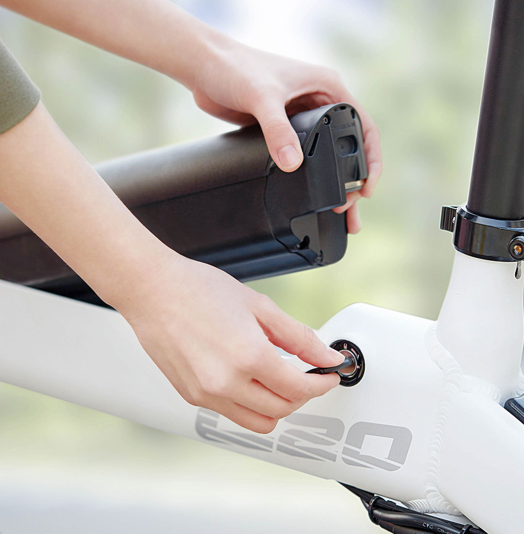 小米有品喜摩himo c20电动助力自行车摩托车小型折叠锂电池超轻