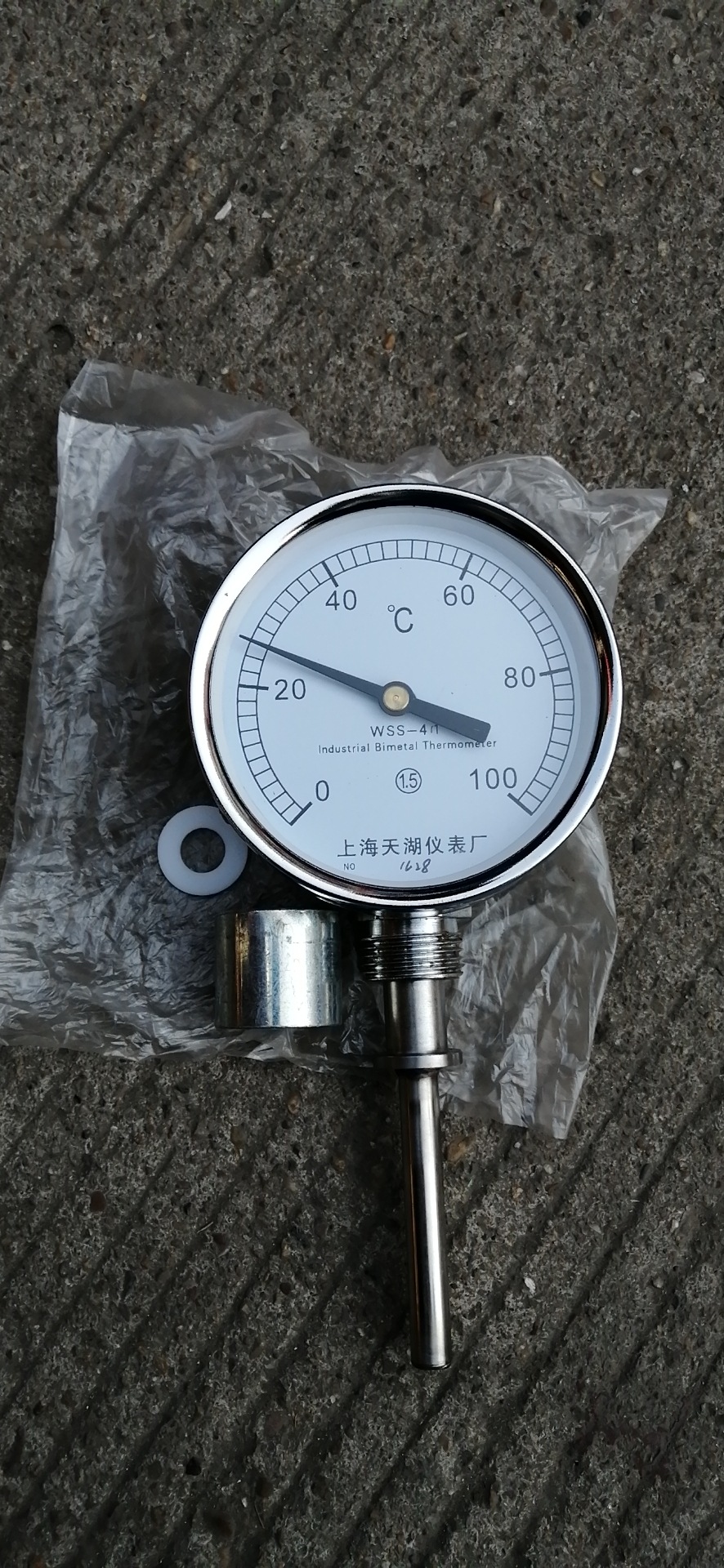 厂家现货温度计耐震双金属温度计就地显示温度表锅炉管道温度计