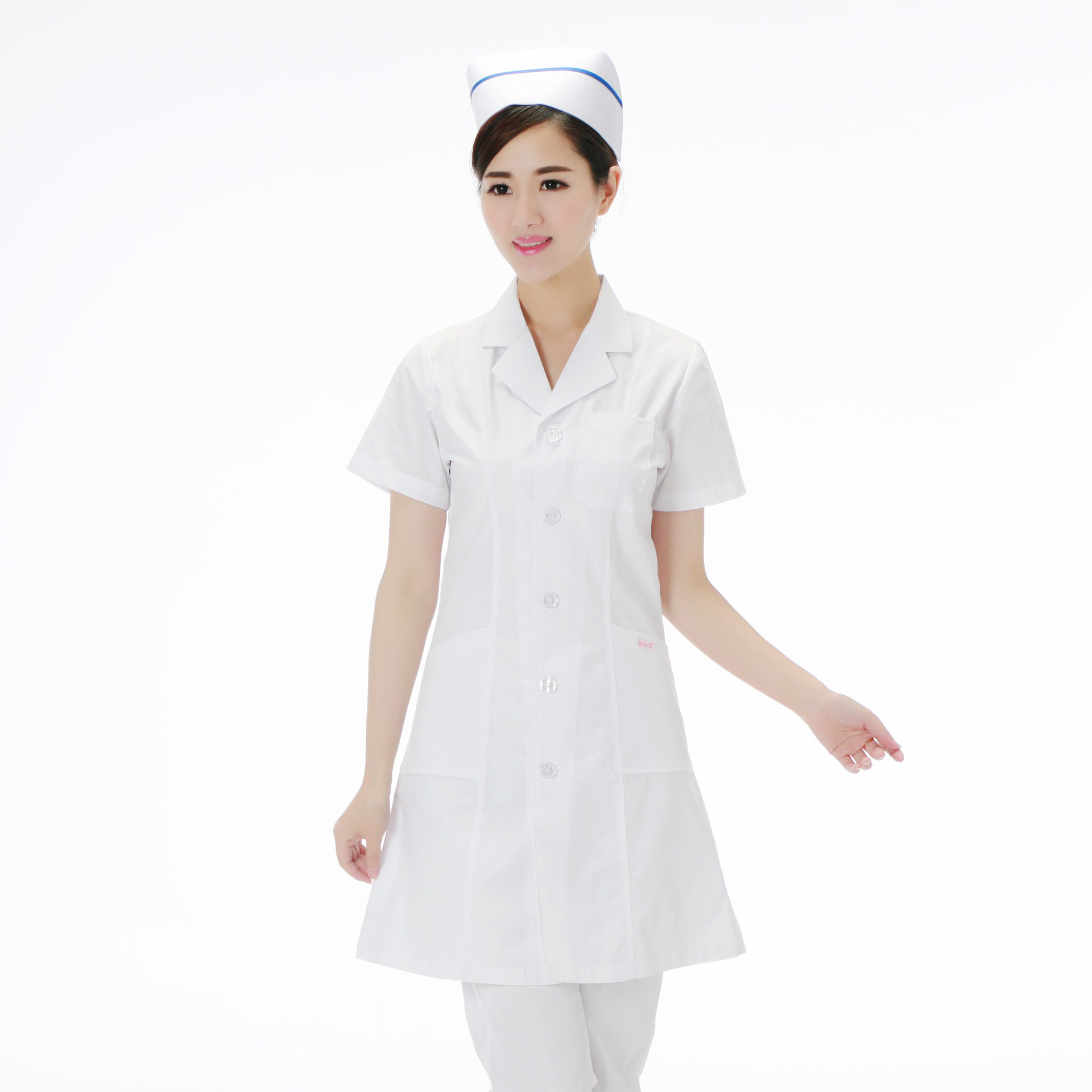 厂家医院工作服白大褂短袖医生服男女护士服实验隔离服医师劳保服