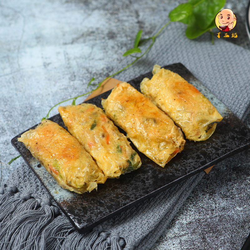 日式鸡丝腐皮卷广式酒楼经典茶点35g*20条鸡肉腐竹卷港式点心