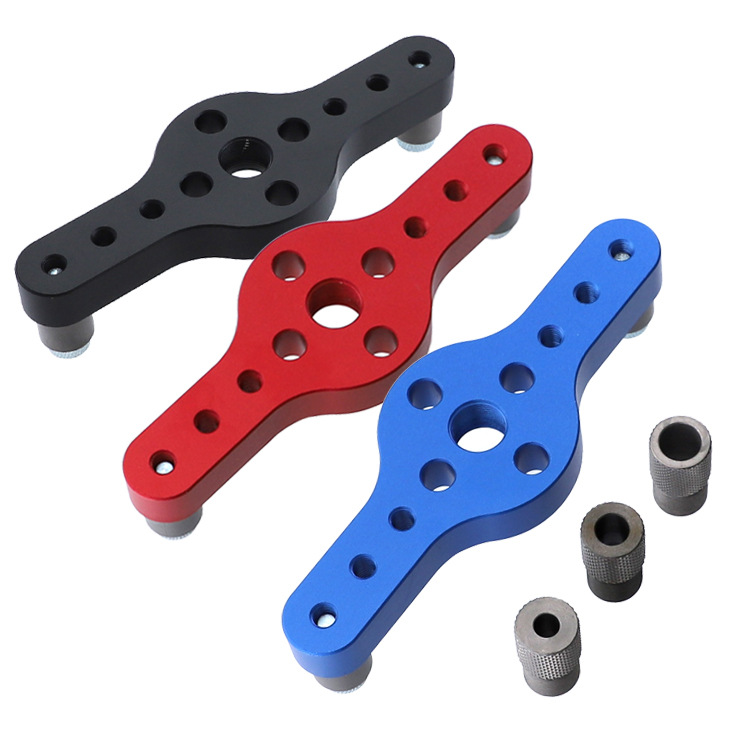 木工直孔打孔定位器 自对中圆木榫打孔器 钻孔定位器 diy开孔工具