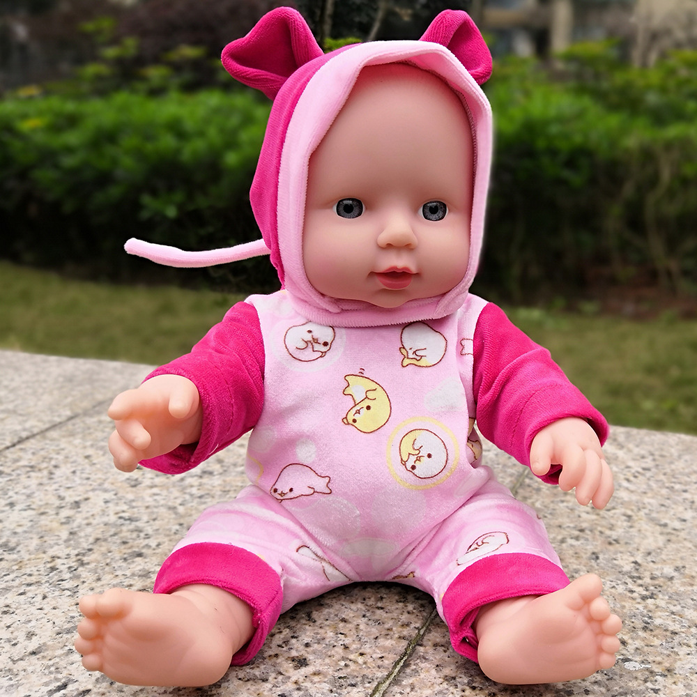 儿童益智早教过家家玩具仿真眨眼婴儿洋娃娃衣服玩具厂家直销