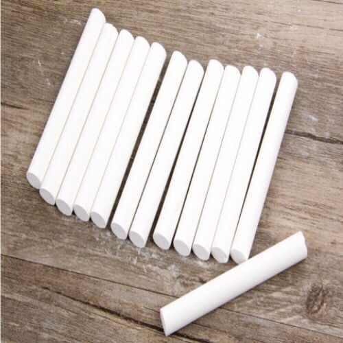 1盒50支装白蝴蝶牌高档无尘粉笔 白色圆柱粉笔 书写流利粉笔 教学