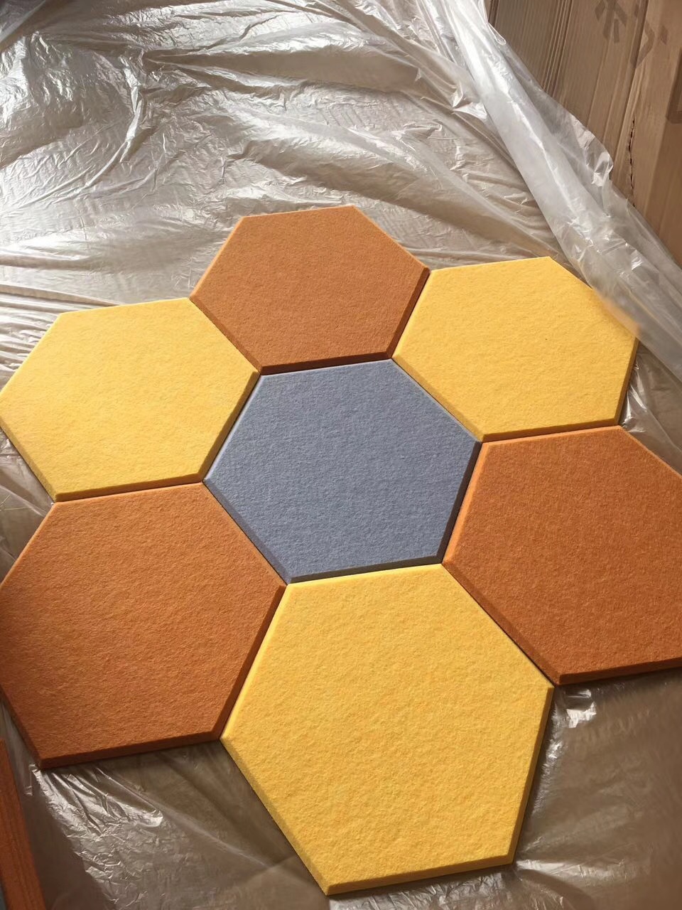 彩色毛毡墙贴板幼儿园作品展示板隔音板软木板照片墙墙面装饰墙毡