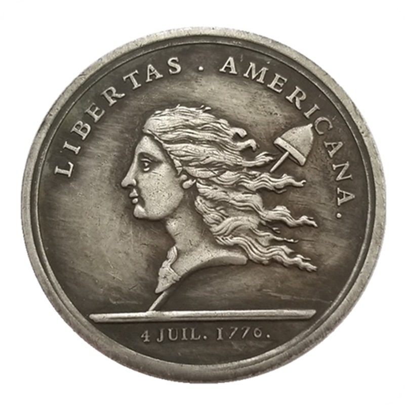 仿古工艺品美国 1776 纪念币银元