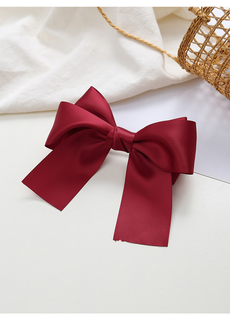 大蝴蝶结头饰发夹女网红少女洛丽塔夹子头饰甜美后脑勺发卡弹簧夹