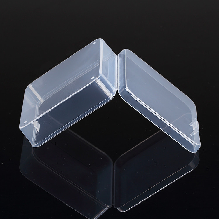 pp塑料盒 正方形物品收纳盒 药品盒零件盒连体盖小产品包装盒定制