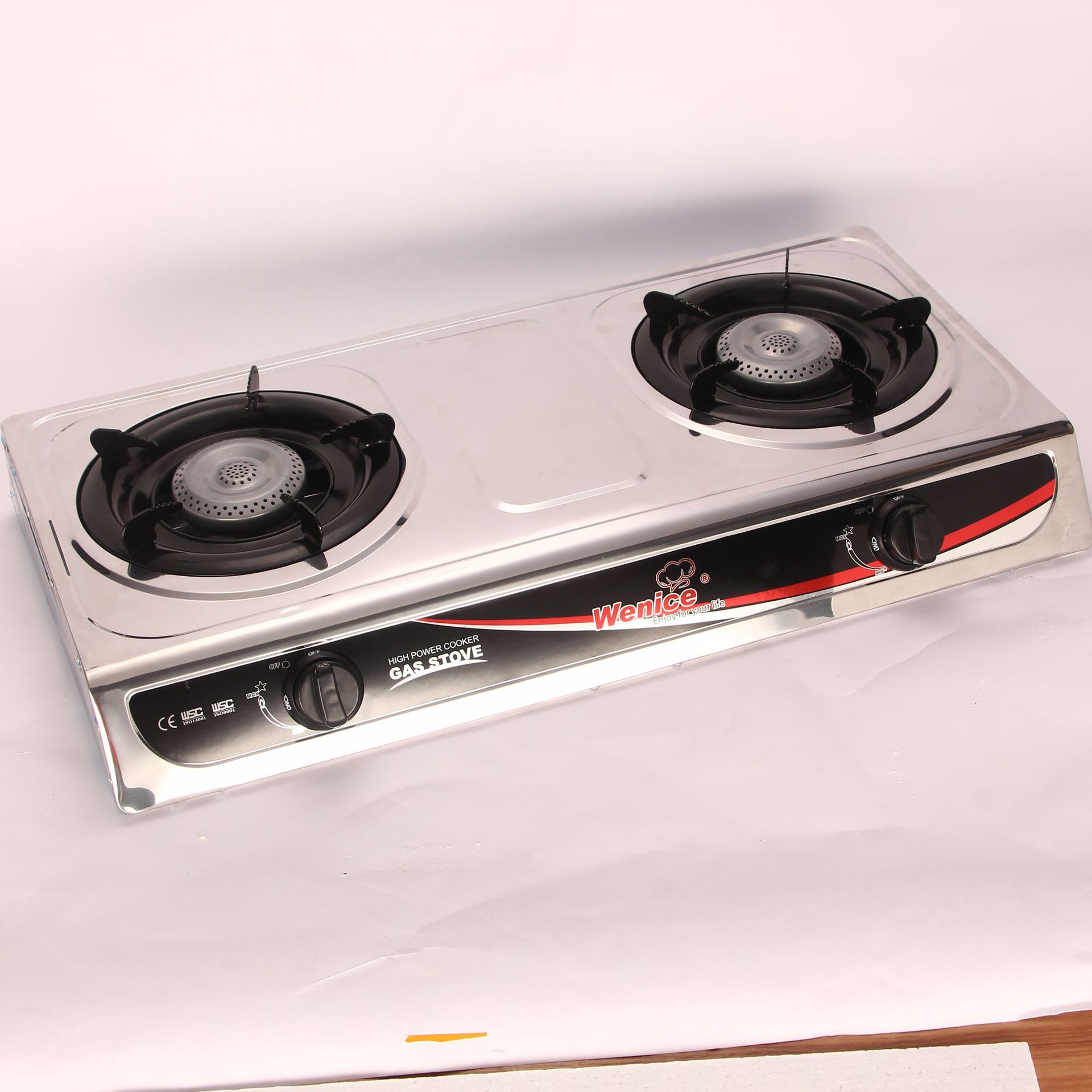 厂家货源家用双灶不锈钢灶具燃气灶煤气灶外贸批发家用结实l