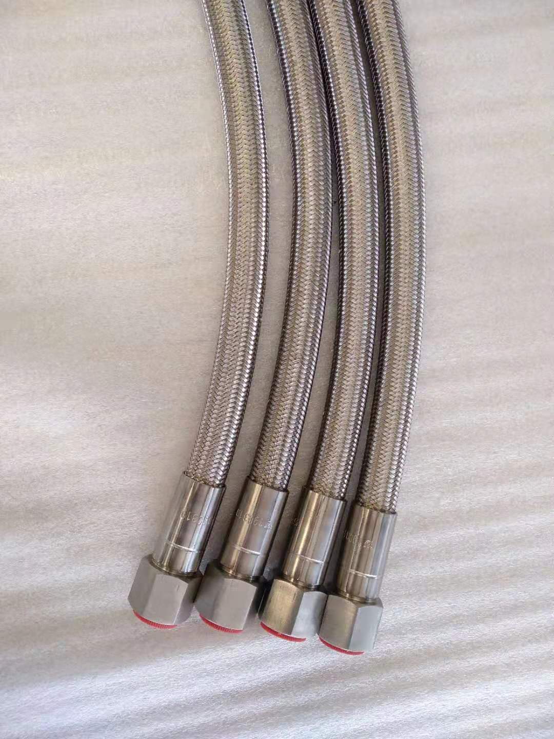 厂家订做不锈钢丝编织铁氟龙管耐高温四氟管耐高压高温软管