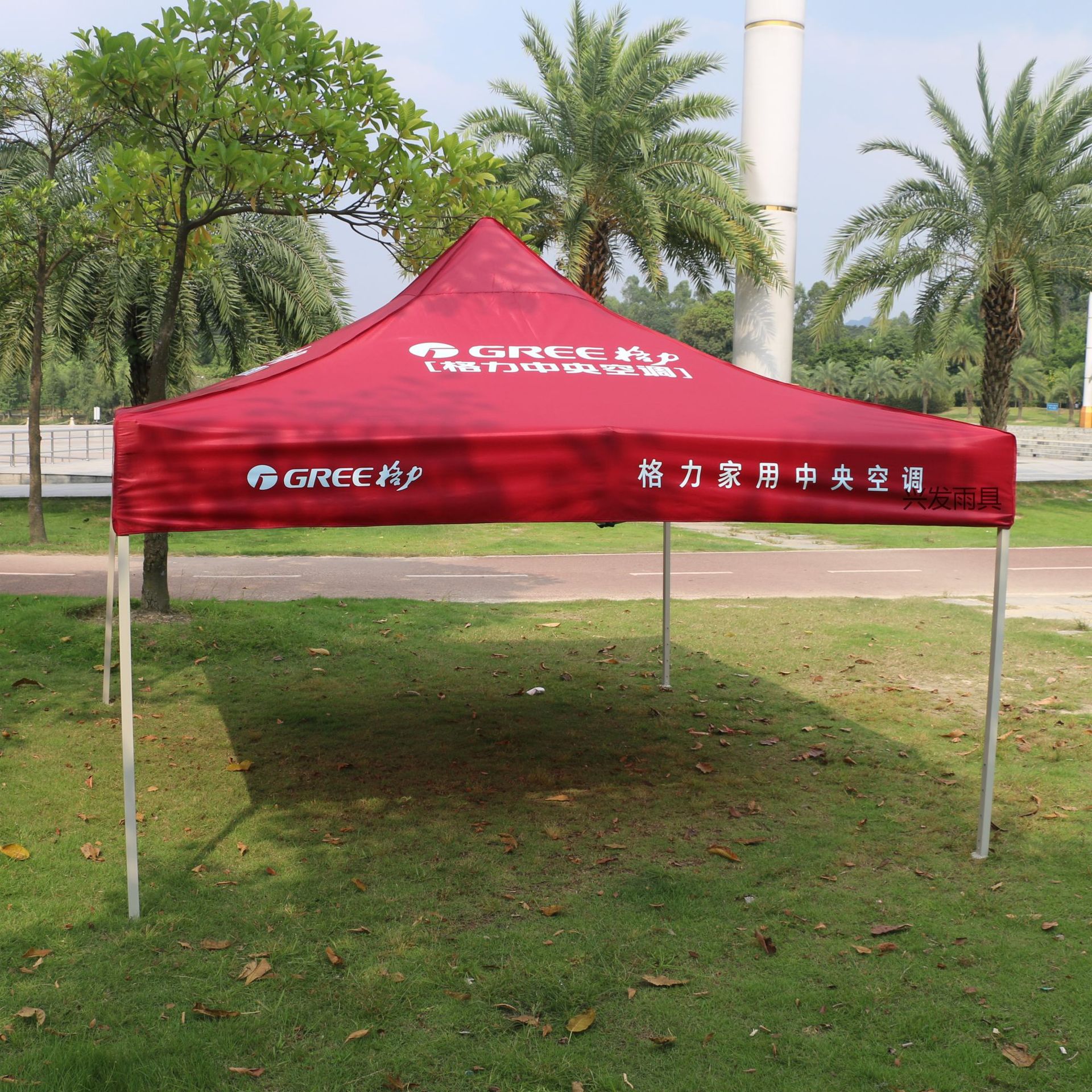 3*3米加胶套广告展览地摊摆摊遮阳折叠帐篷活动促销四角帐篷伞