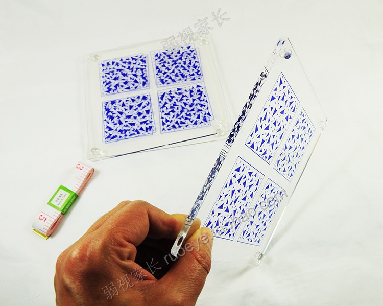 立体视觉检查板检测图卡眼科双眼弱视斜视立体视觉检测共3块