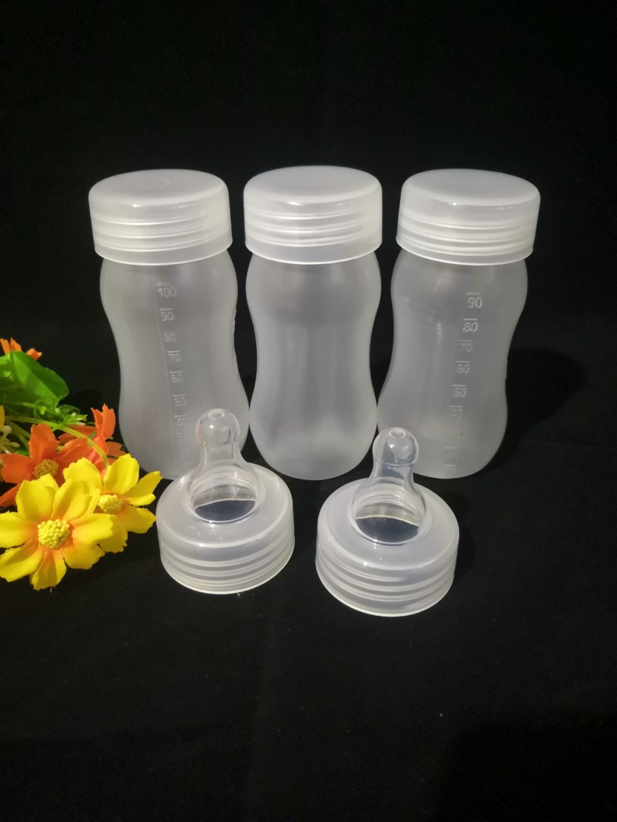 厂家直销100ml新生儿医用储奶瓶送奶瓶母婴用品pp瓶灭菌奶瓶