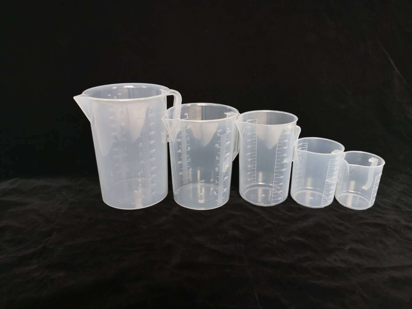 纯原料透明塑料计量杯烘焙工具带刻度测量容器厨房量具食品级