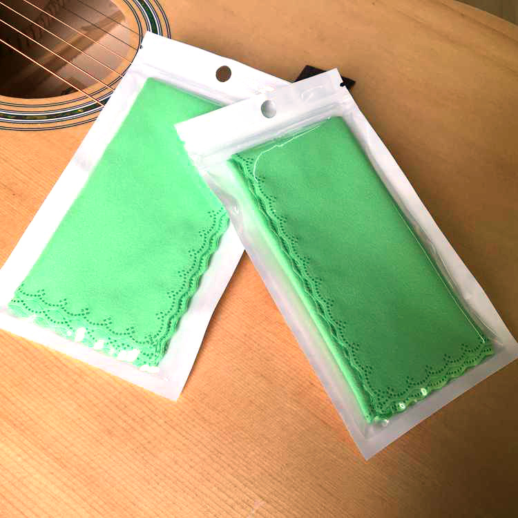 吉他擦琴布 独立珠光袋包装乐器清洁布 超细纤维擦琴布清洁擦拭布