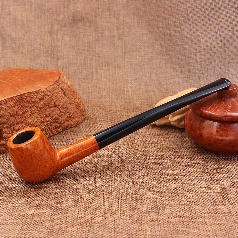 热销新款石楠斗长柄石楠木手工过滤烟斗长久耐用厂家直销