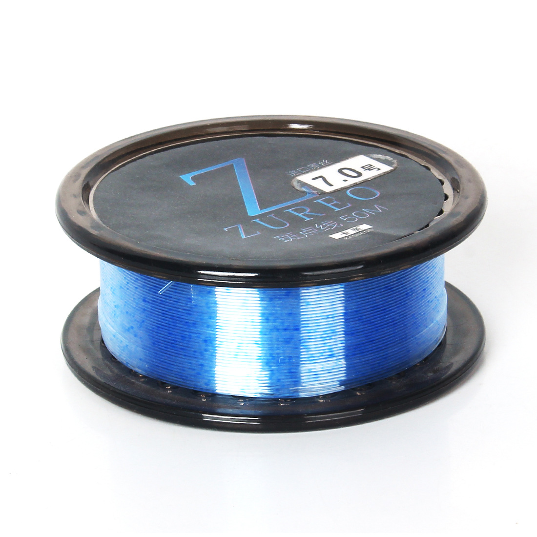 anmuka 钓鱼线50m斑点隐形主子线尼龙线强拉力蓝绿酒红垂钓渔具