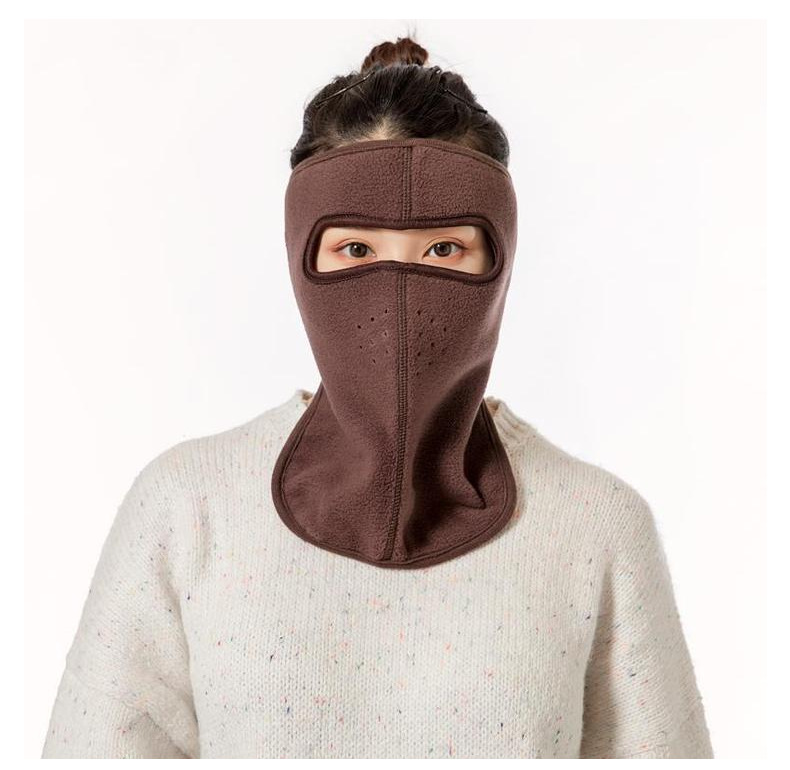 冬季保暖蒙面大口罩全脸防护护颈护额围脖潮户外骑行护脸防寒防风