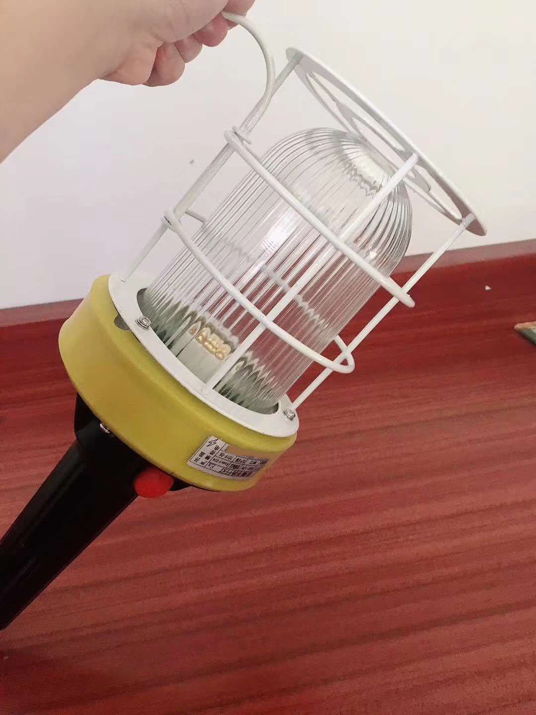 带网罩安全电压照明灯12v24v低压手持移动防爆检修工作灯36v带开