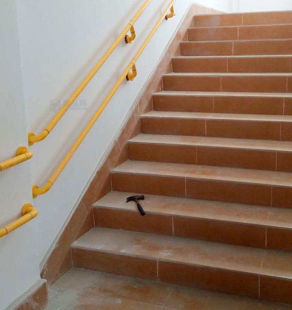 蓝品盾尼龙抗菌走道扶手医院养老院通道墙壁扶手防滑塑料走廊扶手