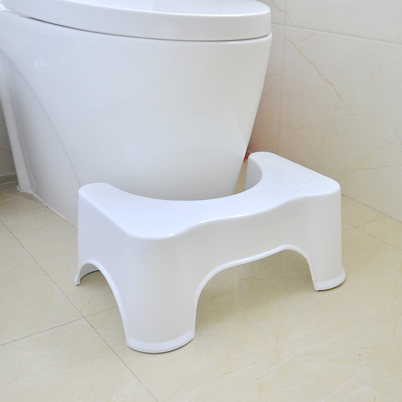 加厚马桶垫脚凳 浴室儿童踩脚凳 成人塑料蹲凳防滑凳如厕坐便凳