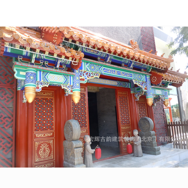 产品名称 仿古垂花门楼 常用材质 松木(榆木)可定制 厂家名称