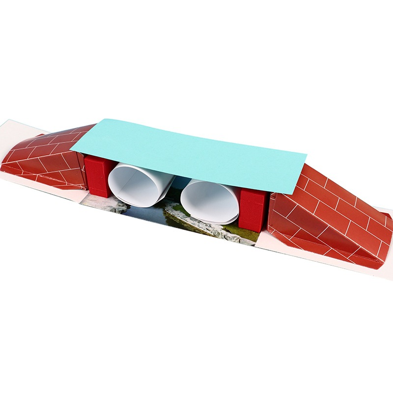 创意纸搭桥儿童科学实验教具幼儿园科普材料diy科技小制作小发明