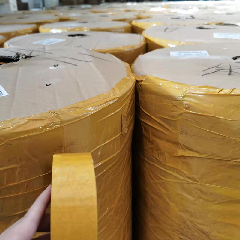 米黄胶带母卷批发定制bopp透明胶带母卷半成品高粘度高扩张